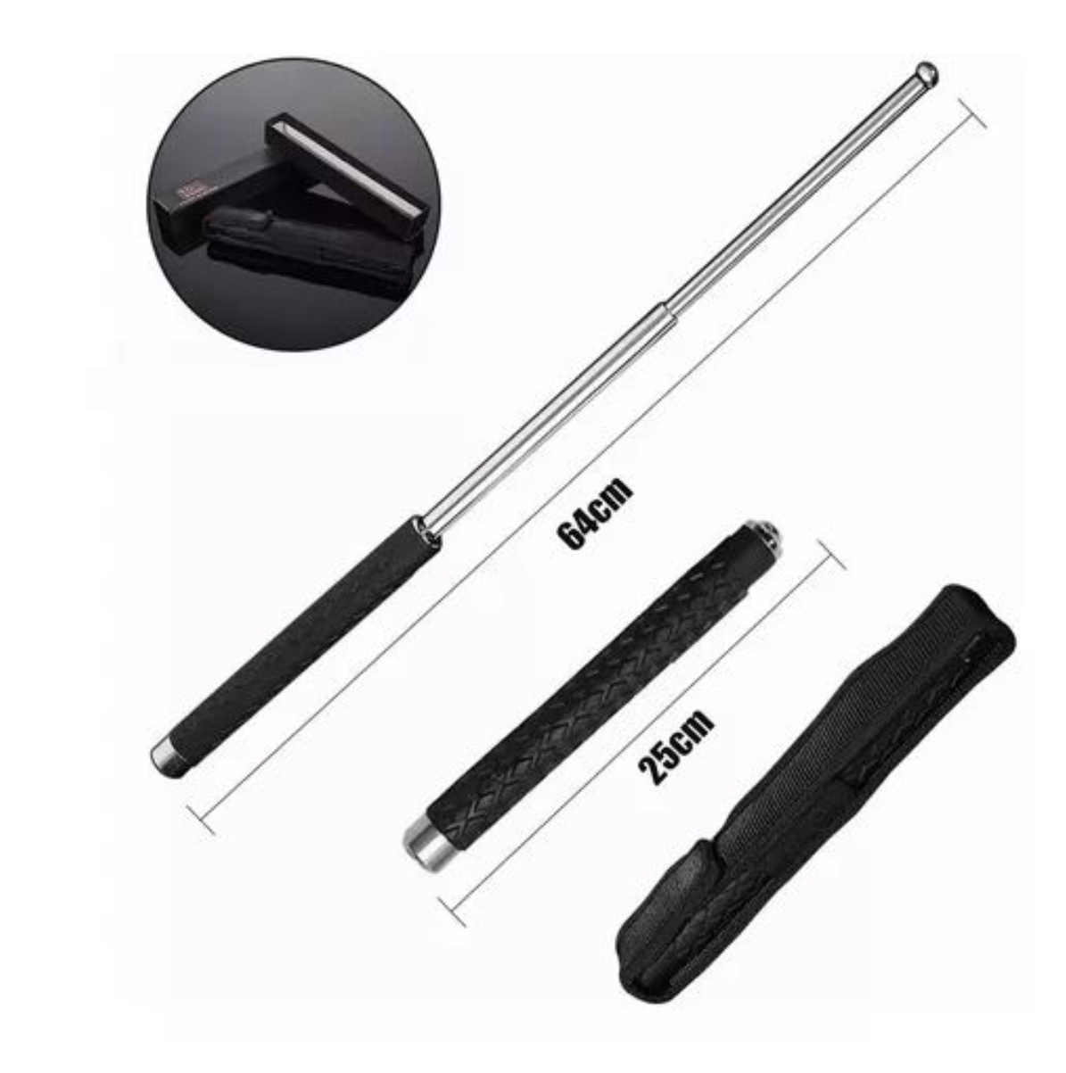 Miniatura 3 de Tambo Bastón Defensa En Acero